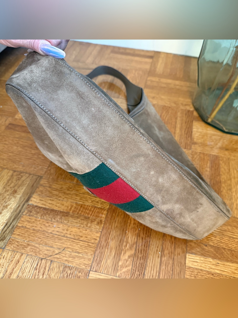 GUCCI Suede Jackie Vintage Large Hobo - Picture 6 of 12